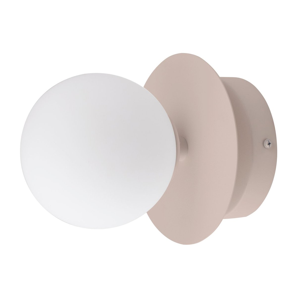 globen lighting applique murale/plafonnier art deco ip44 mud-blanc