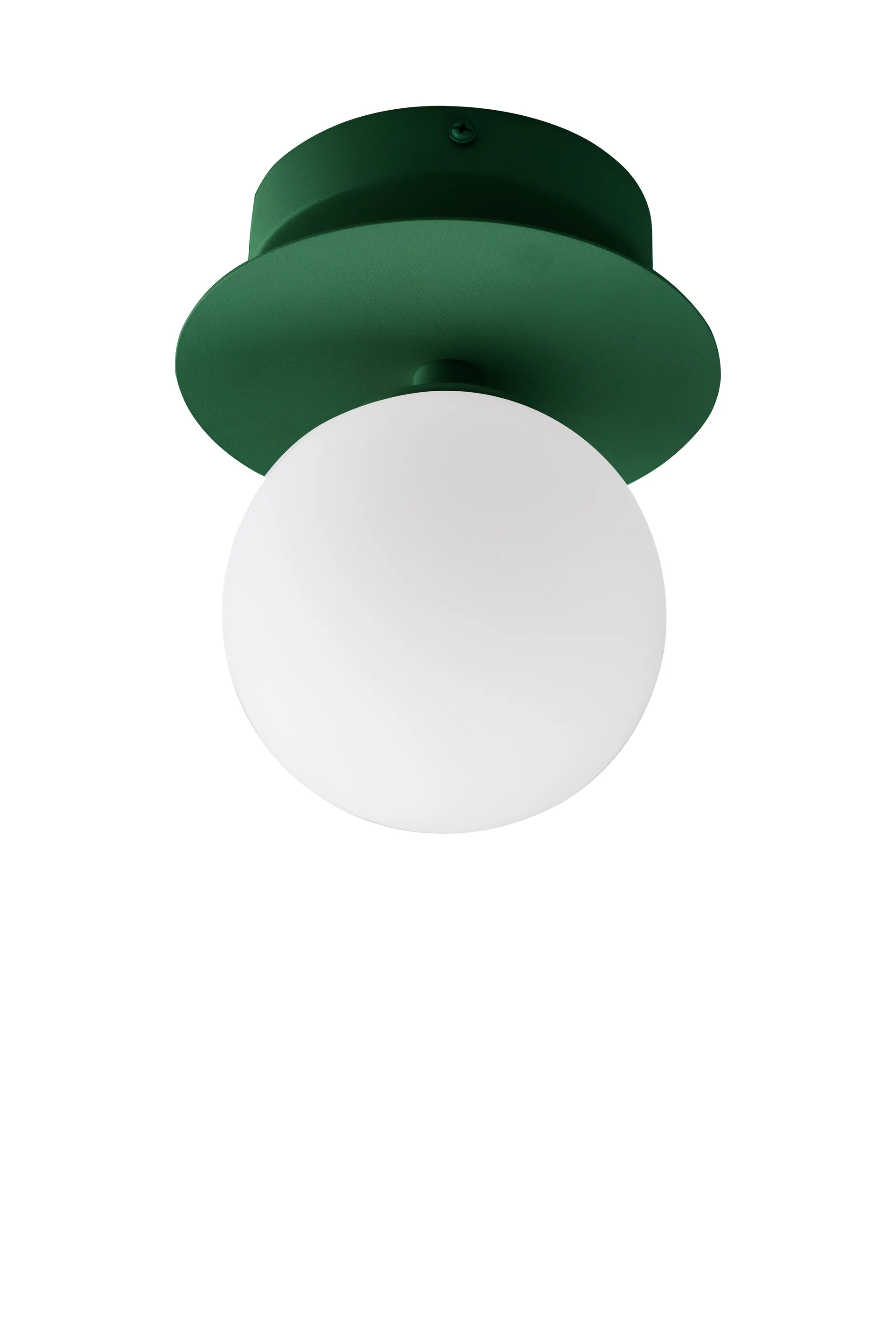 Applique murale/Plafonnier Art Deco IP44, Vert-Blanc Globen Lighting