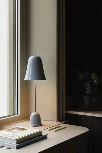 Blåklockan lampe de table - bleu brume (bleu), Ø16xH50 cm - Globen Lighting