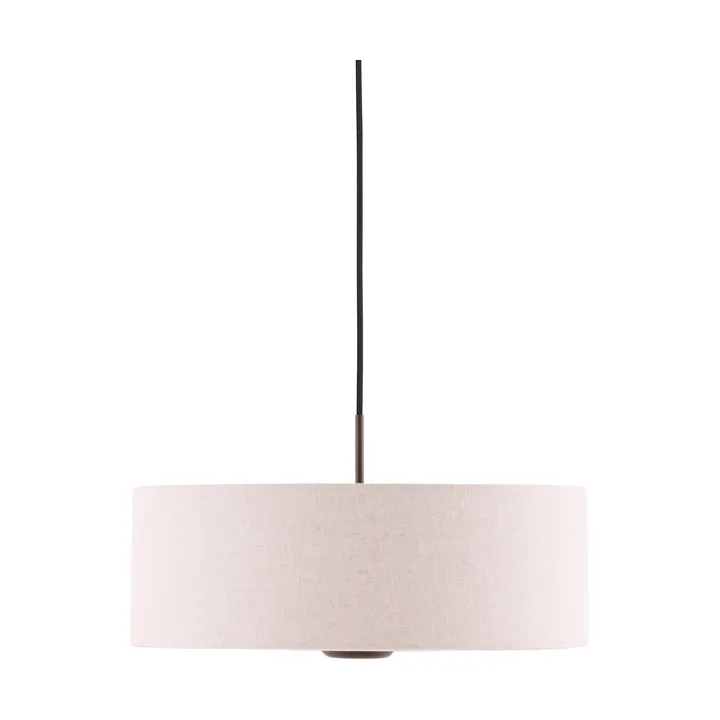 Bosco suspension - Beige, chêne brun teinté, Ø55 cm - Globen Lighting