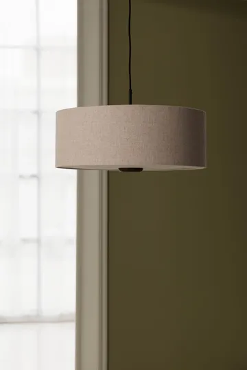 Bosco suspension - Beige, chêne brun teinté, Ø55 cm - Globen Lighting