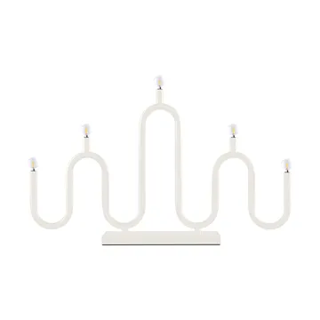 Bougeoir de l'Avent Noel 5 - Ivoire - Globen Lighting