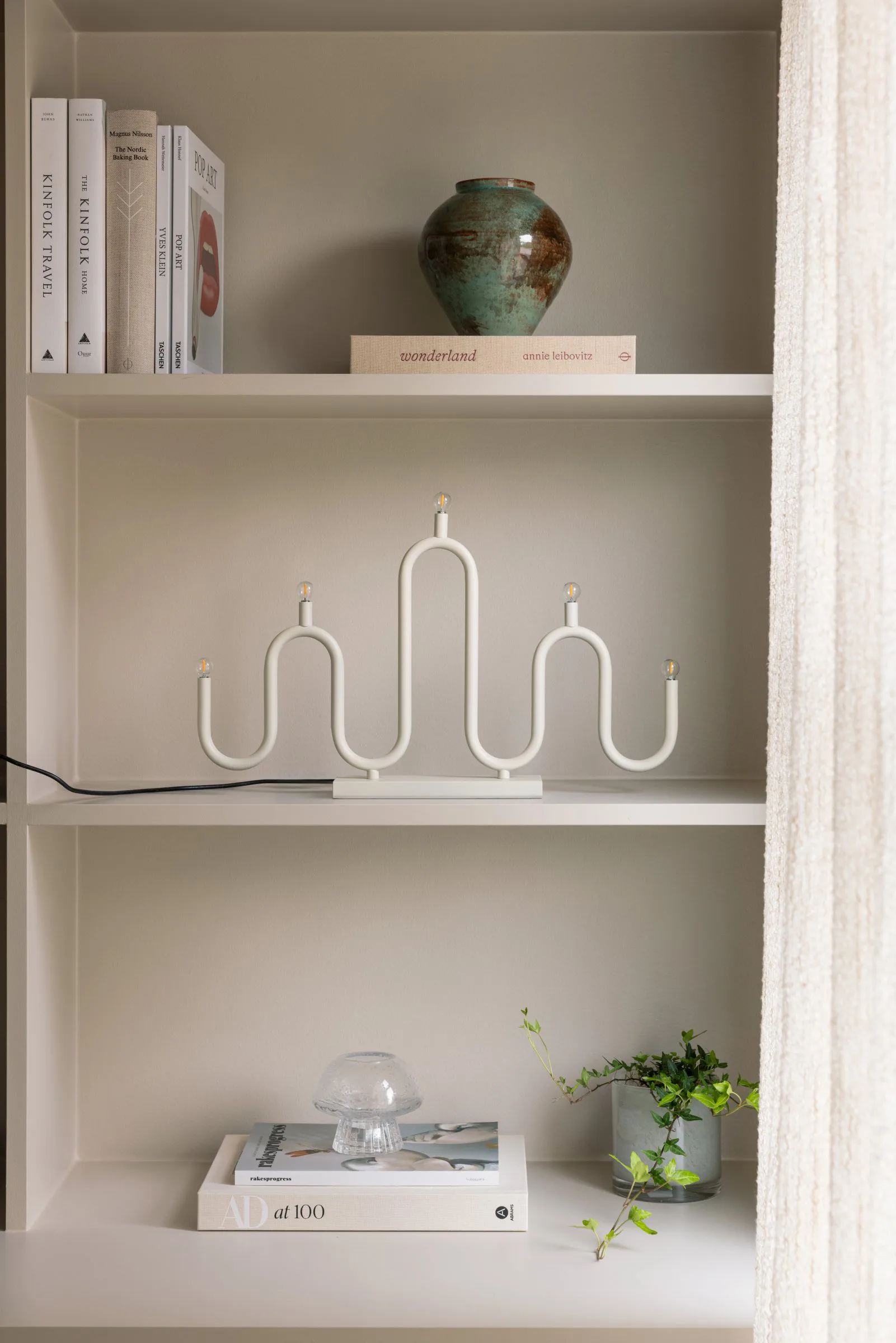 Bougeoir de l'Avent Noel 5, Ivoire Globen Lighting