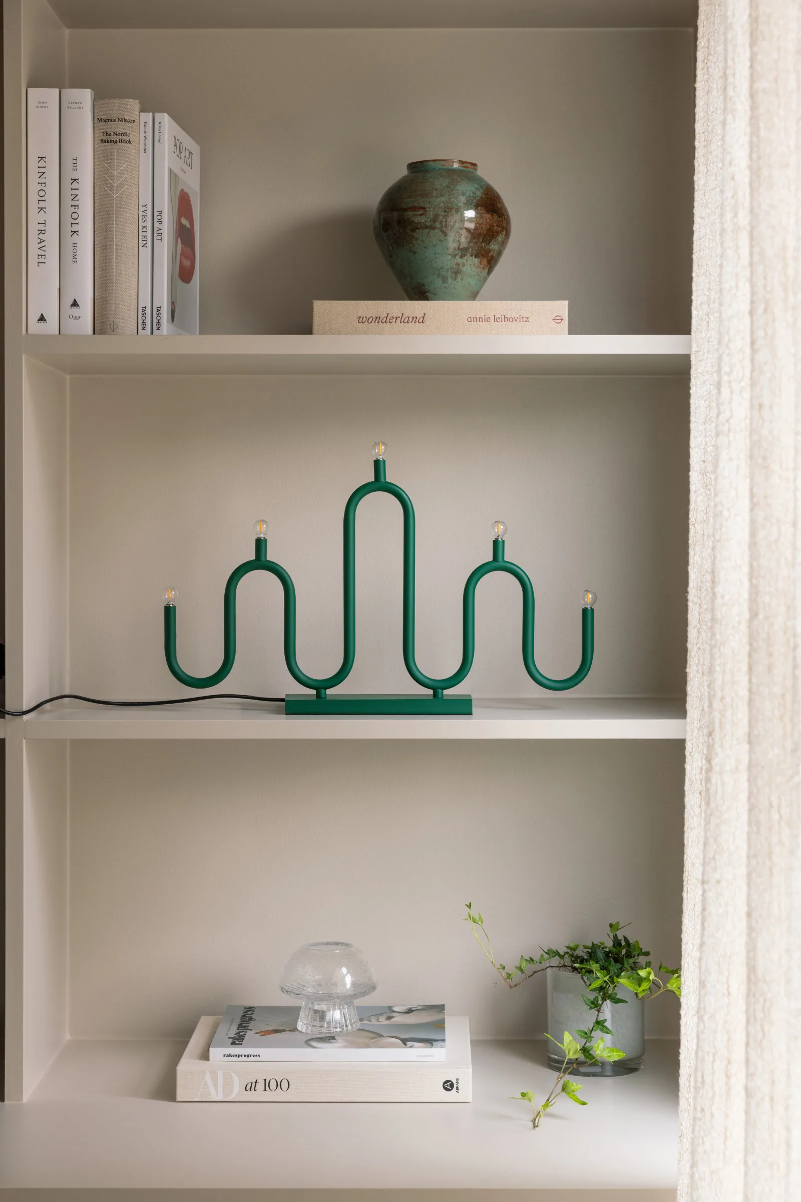 Bougeoir de l'Avent Noel 5, Vert Globen Lighting