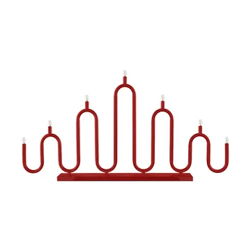 Chandelier de l'avent Noel 7 - Rouge - Globen Lighting