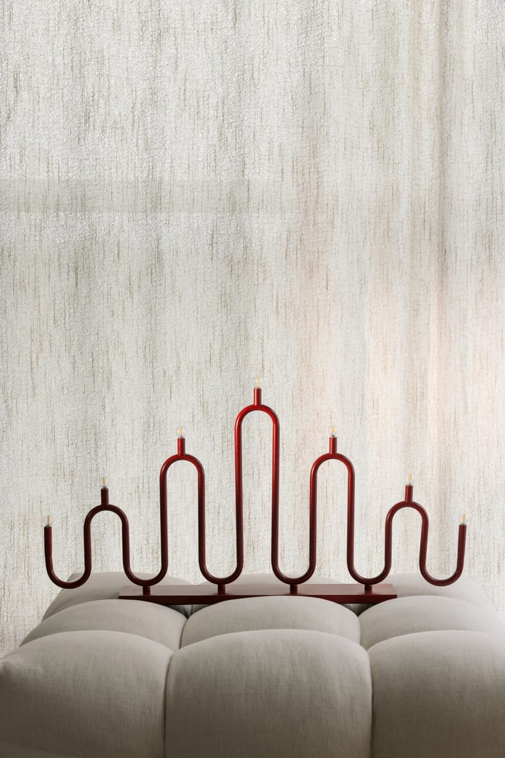 Chandelier de l'avent Noel 7, Rouge Globen Lighting