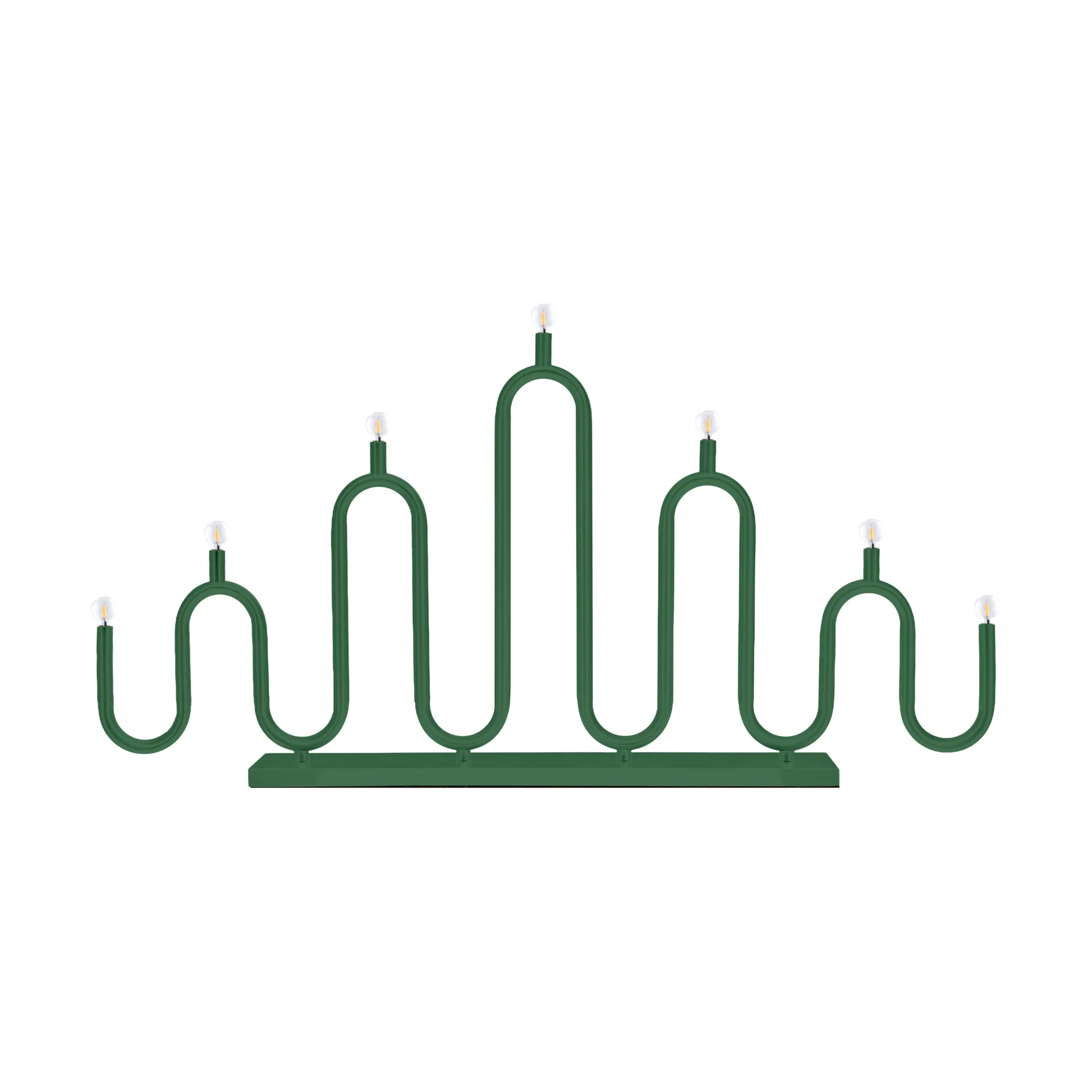 Chandelier de l'avent Noel 7, Vert Globen Lighting