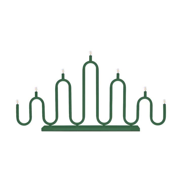 Chandelier de l'avent Noel 7 - Vert - Globen Lighting
