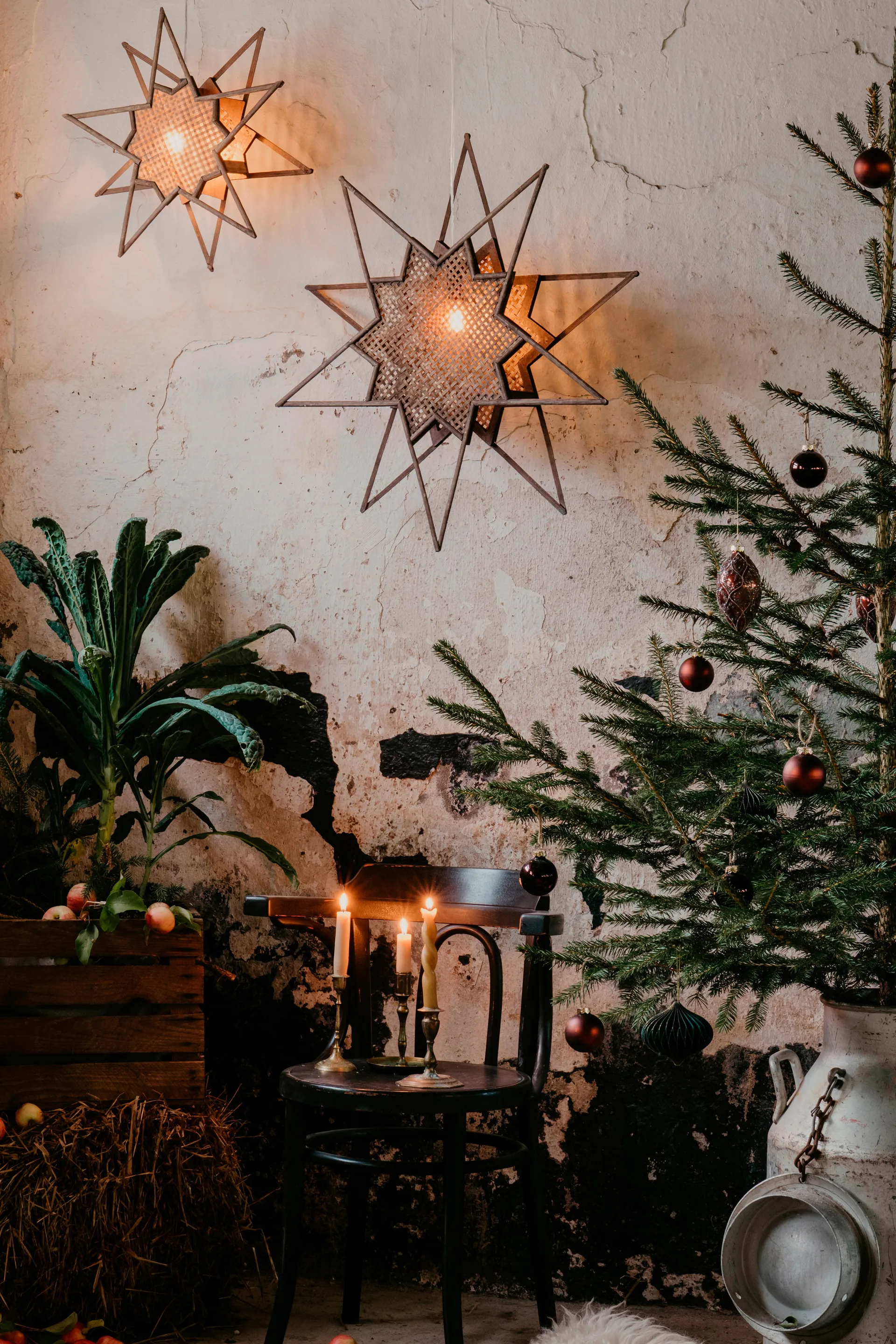 Etoile de l'avent Karin Ø45 cm, Marron Globen Lighting