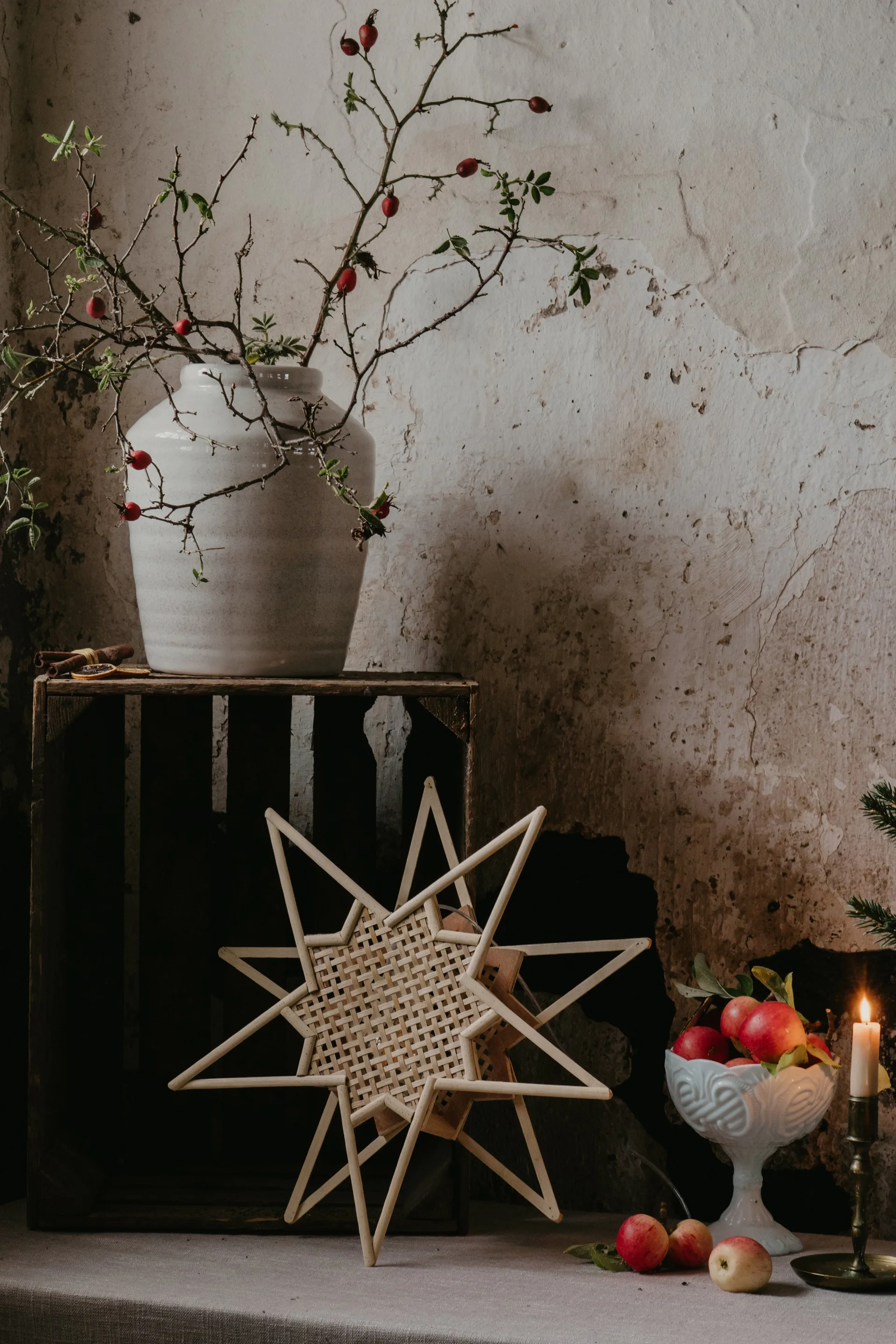 Etoile de l'avent Karin Ø45 cm, Nature Globen Lighting