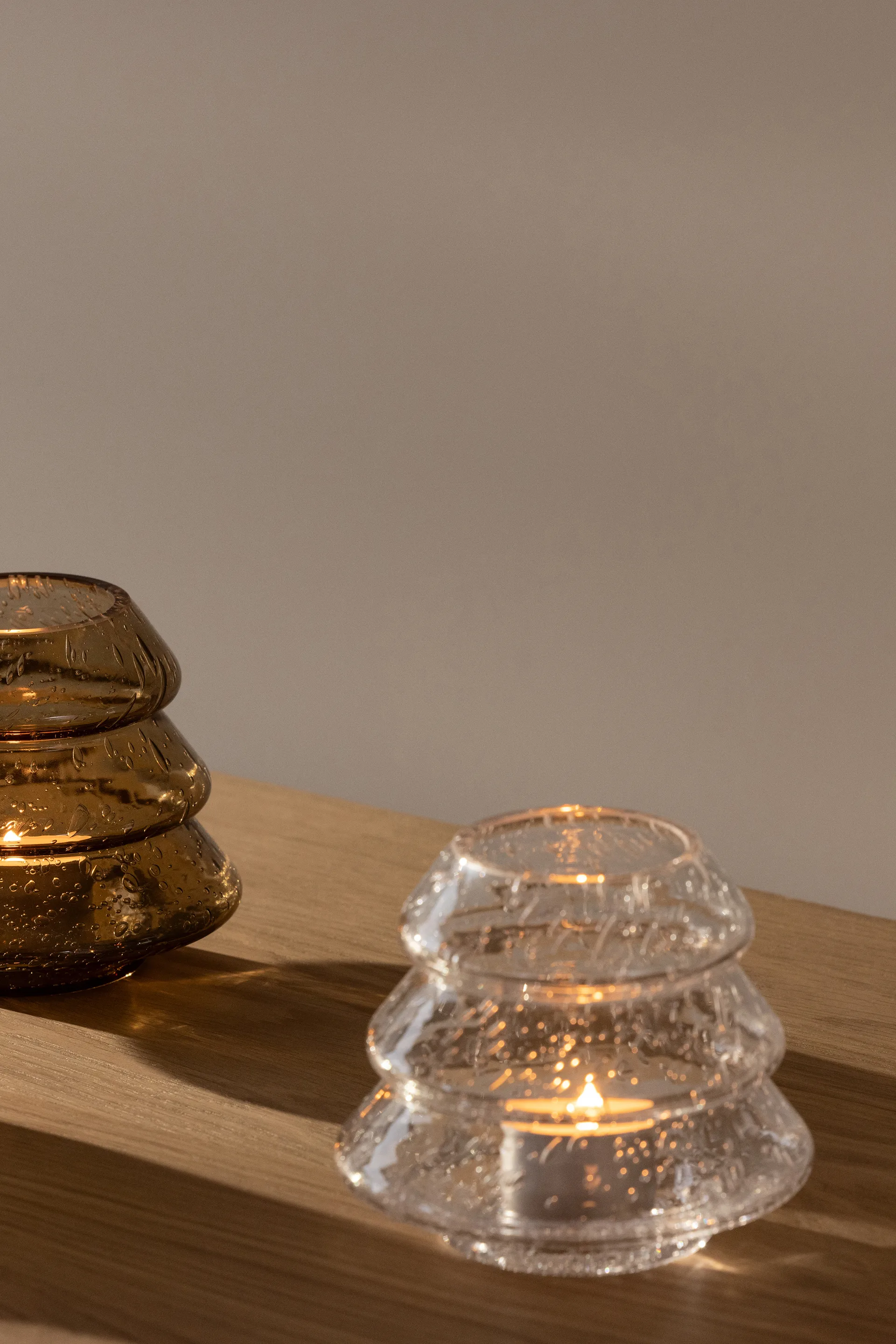 Gran 12 bougeoirs à réchaud, Clair Globen Lighting