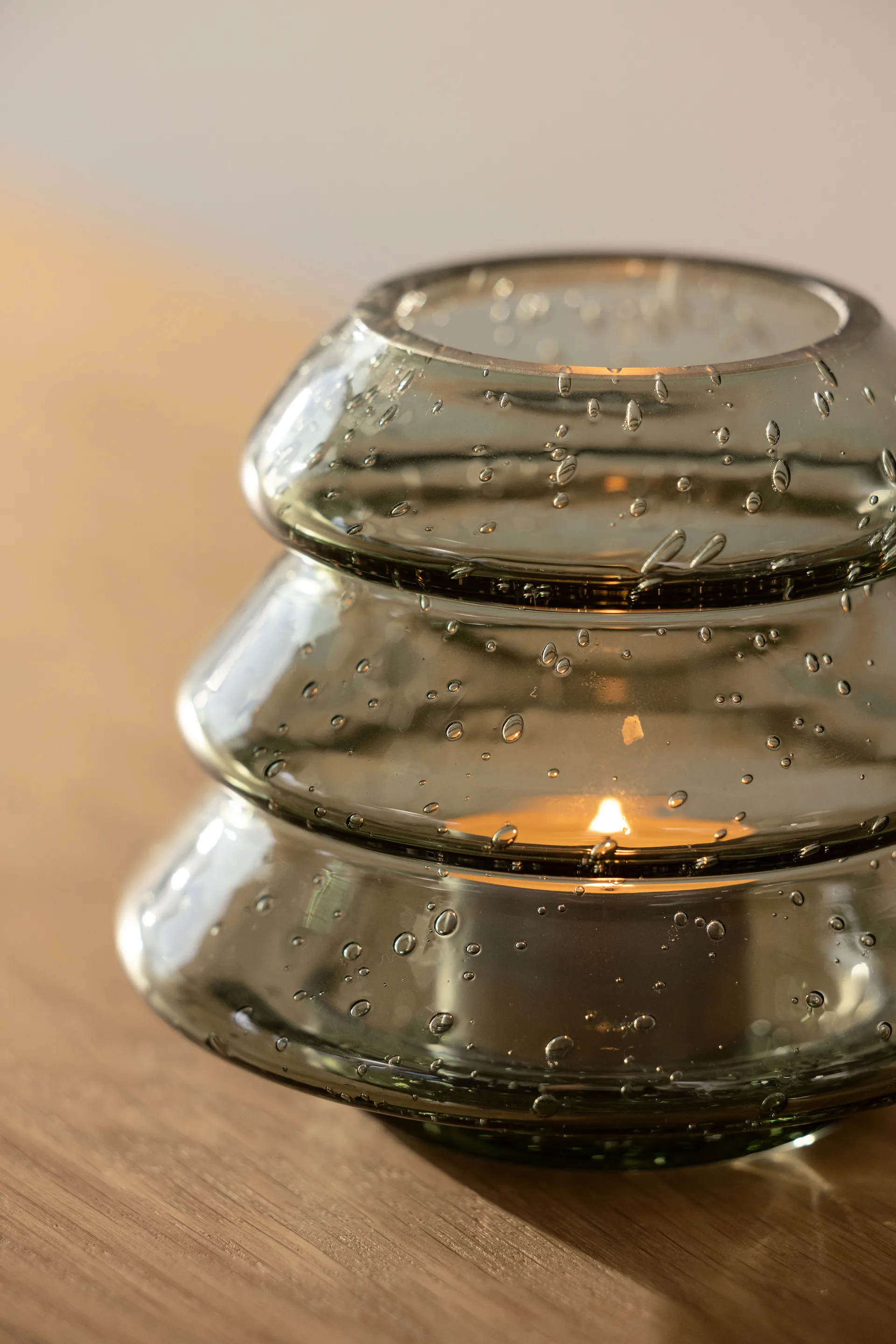 Gran 12 bougeoirs à réchaud, Vert Globen Lighting