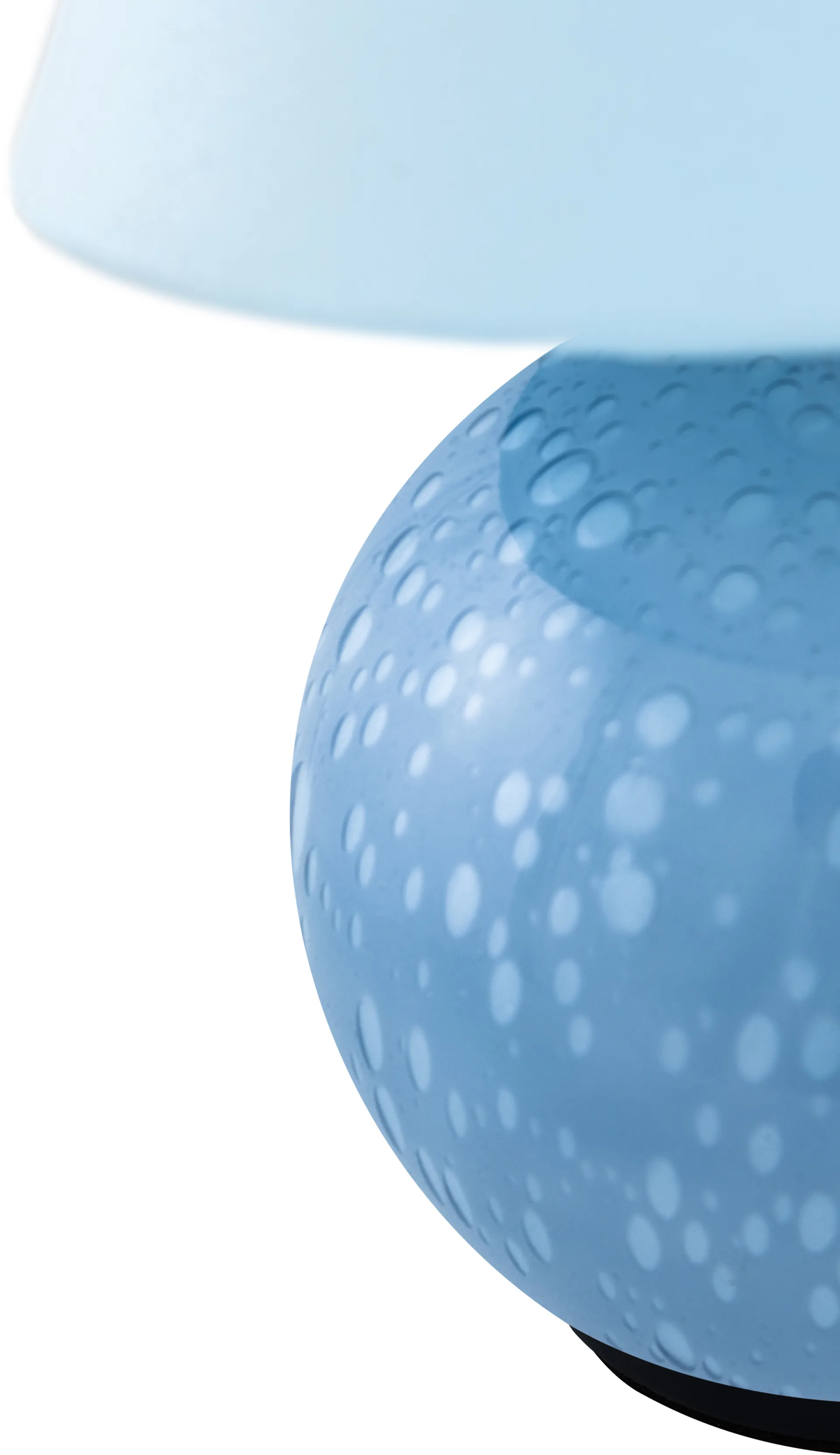 Iris 16 lampe de table portable, Bleu colombe Globen Lighting