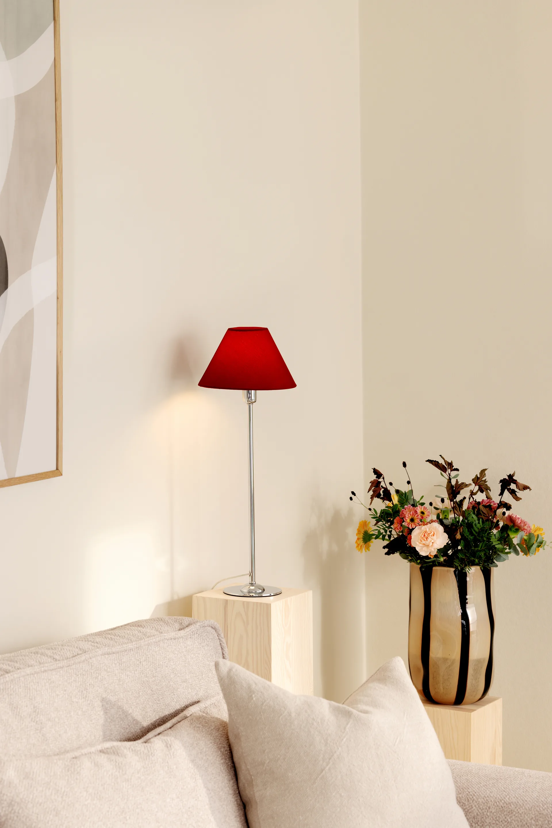 Iris 20 abat-jour, Bordeaux Globen Lighting