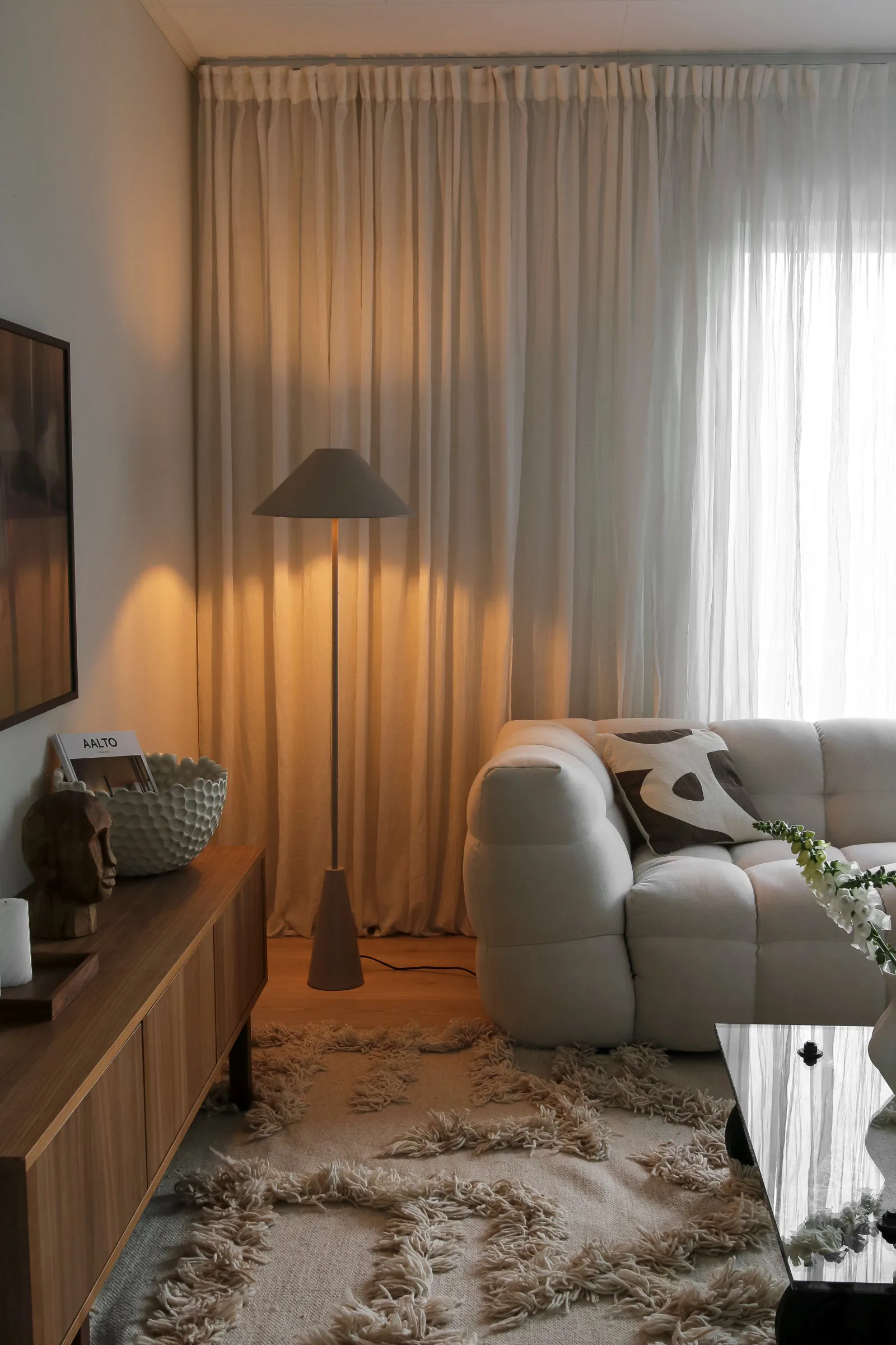 Lampadaire Cannes 140 cm, Boue Globen Lighting