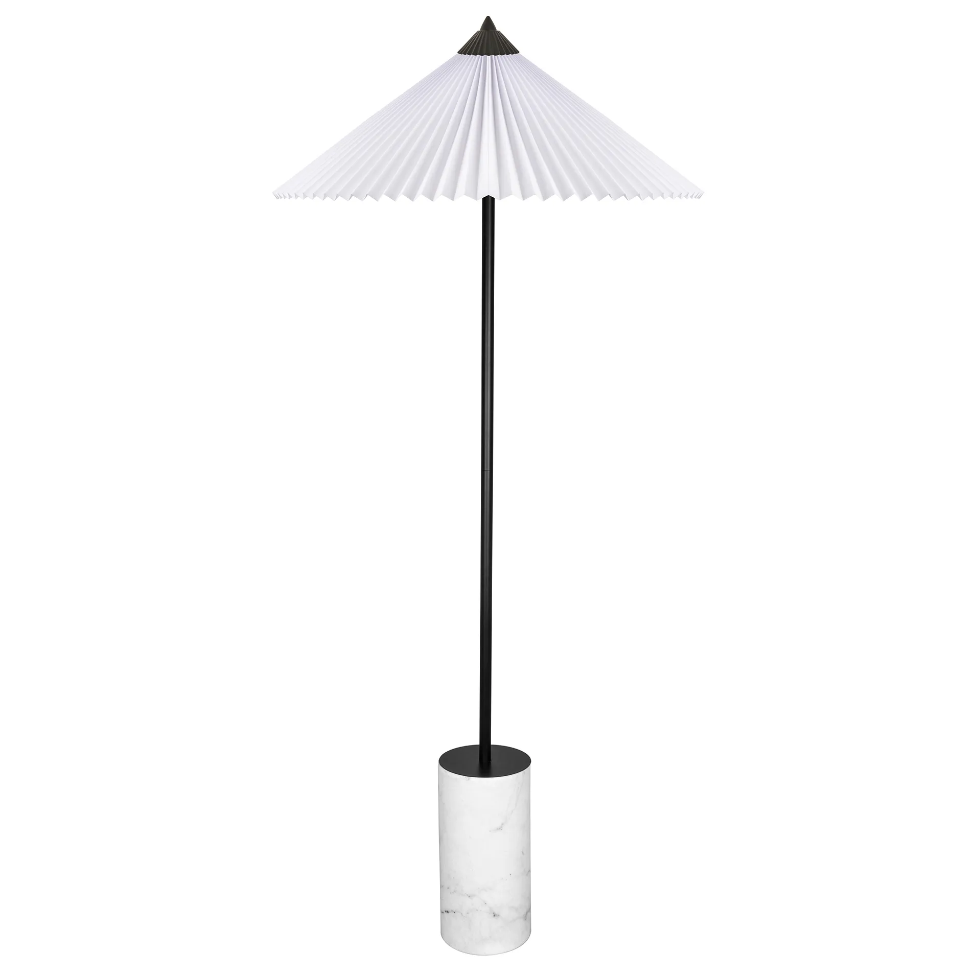 Lampadaire Matisse 150 cm, Noir-blanc Globen Lighting