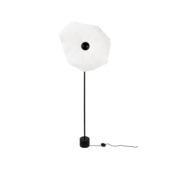 Lampadaire Tropez, naturel, structure noire Globen Lighting