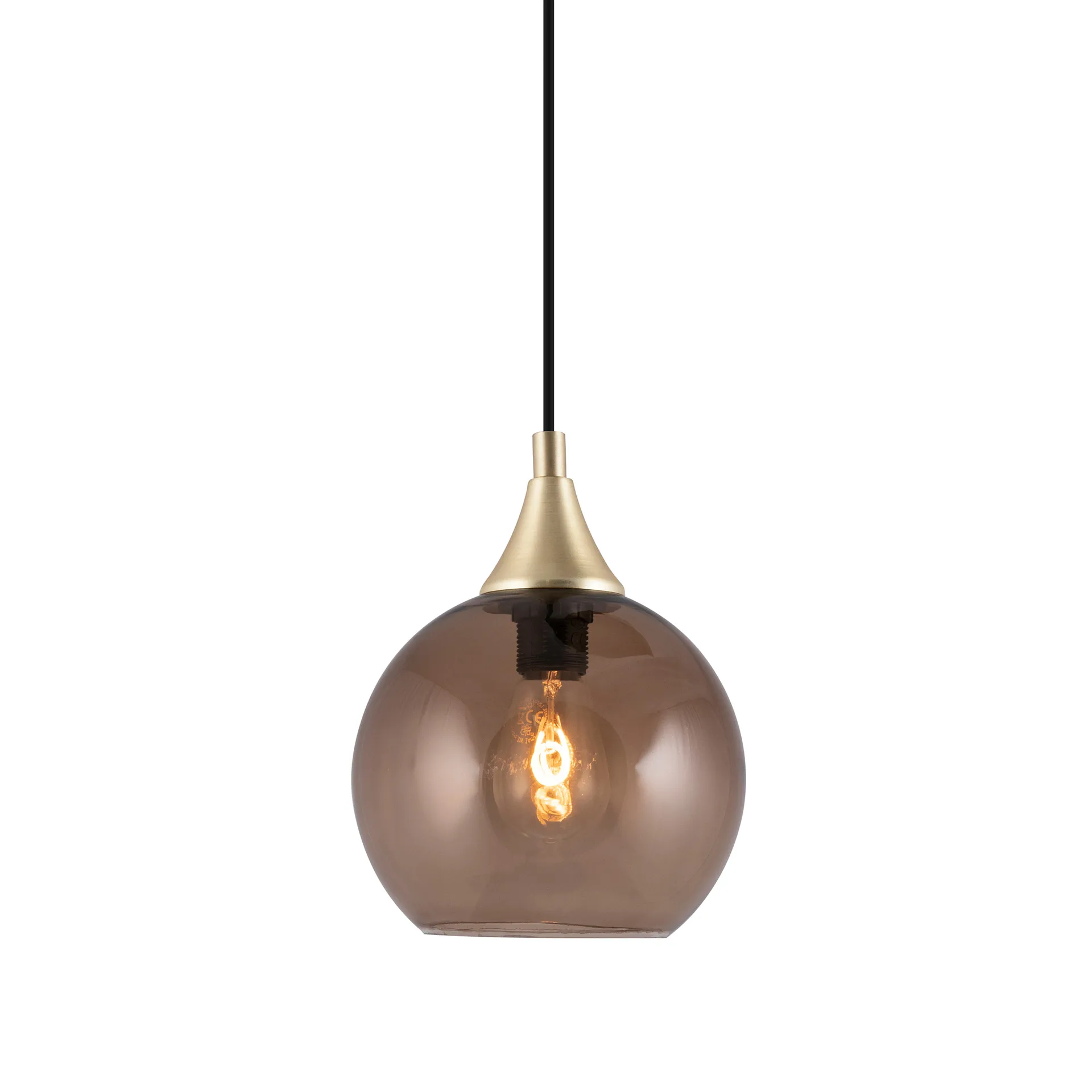 Lampe à suspension Bowl mini, Marron Globen Lighting