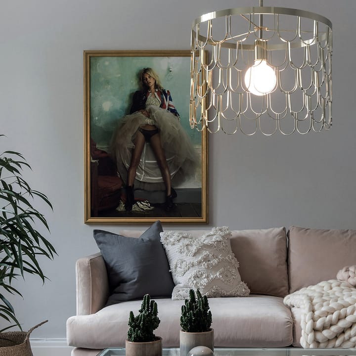 Lampe à suspension Gatsby, laiton Globen Lighting