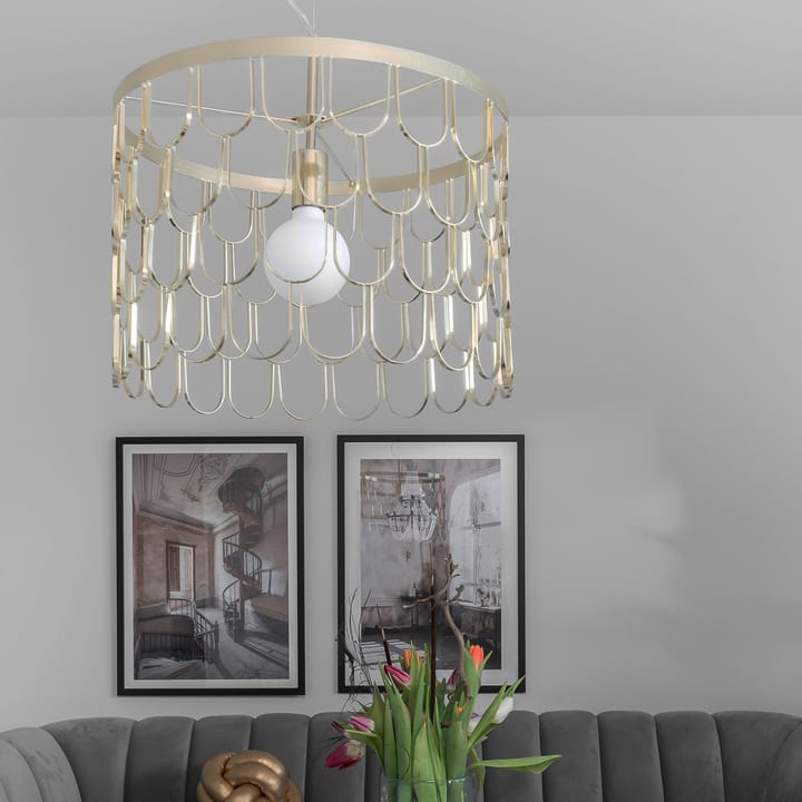 Lampe à suspension Gatsby, laiton Globen Lighting