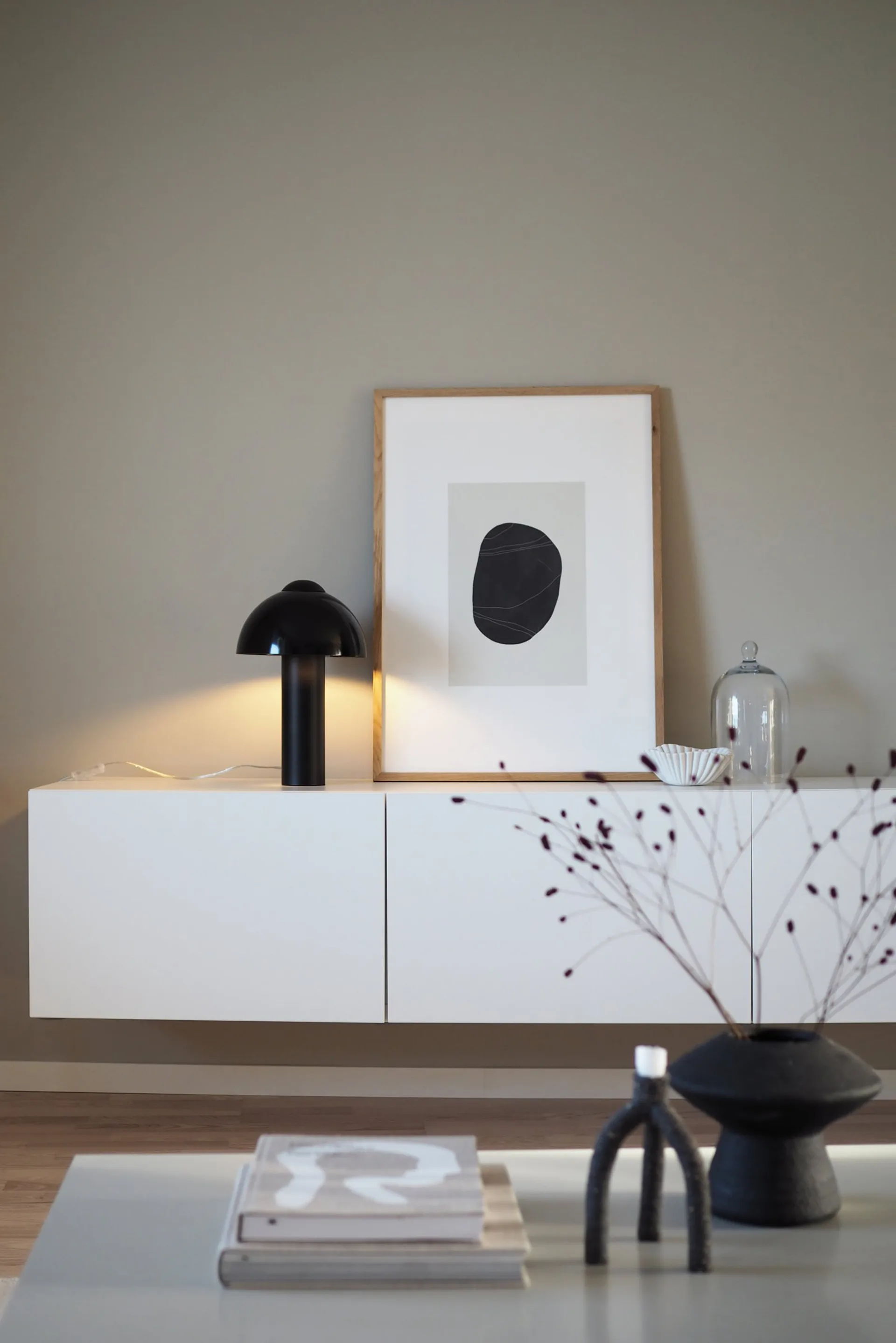 Lampe de table Buddy 23 36 cm, Noir Globen Lighting