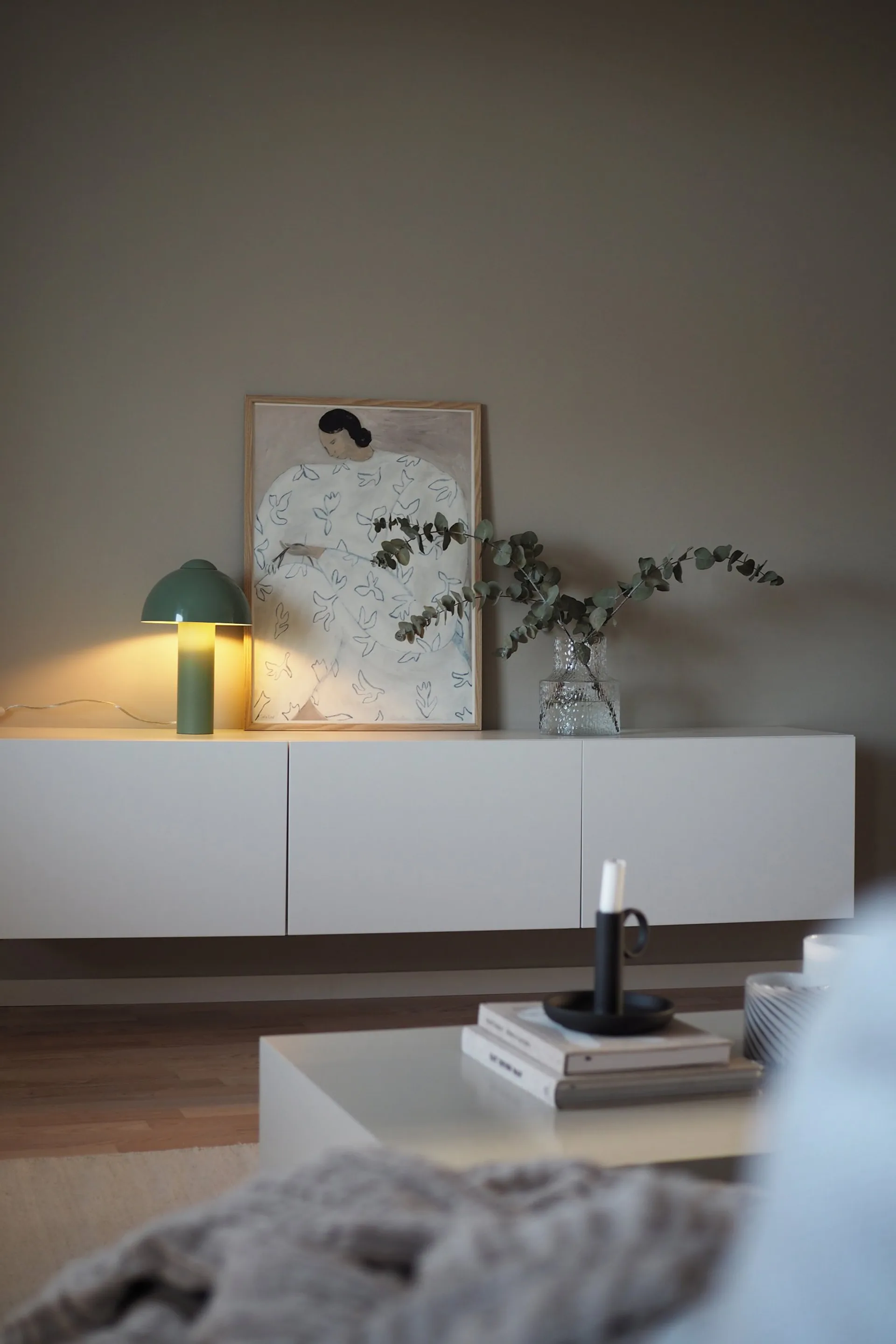 Lampe de table Buddy 23 36 cm, Vert Globen Lighting