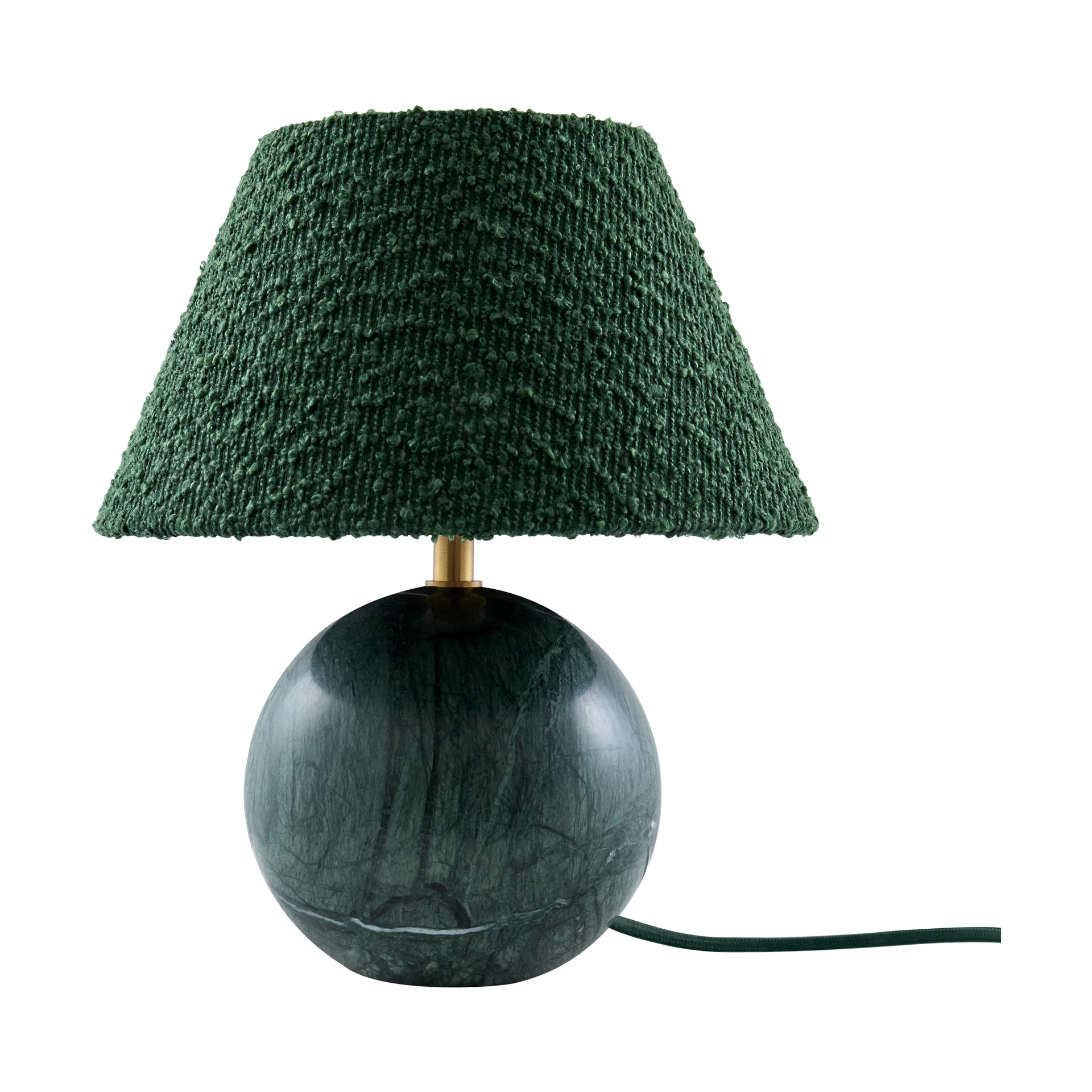 Lampe de table Castello 24, Marbre vert foncé Globen Lighting