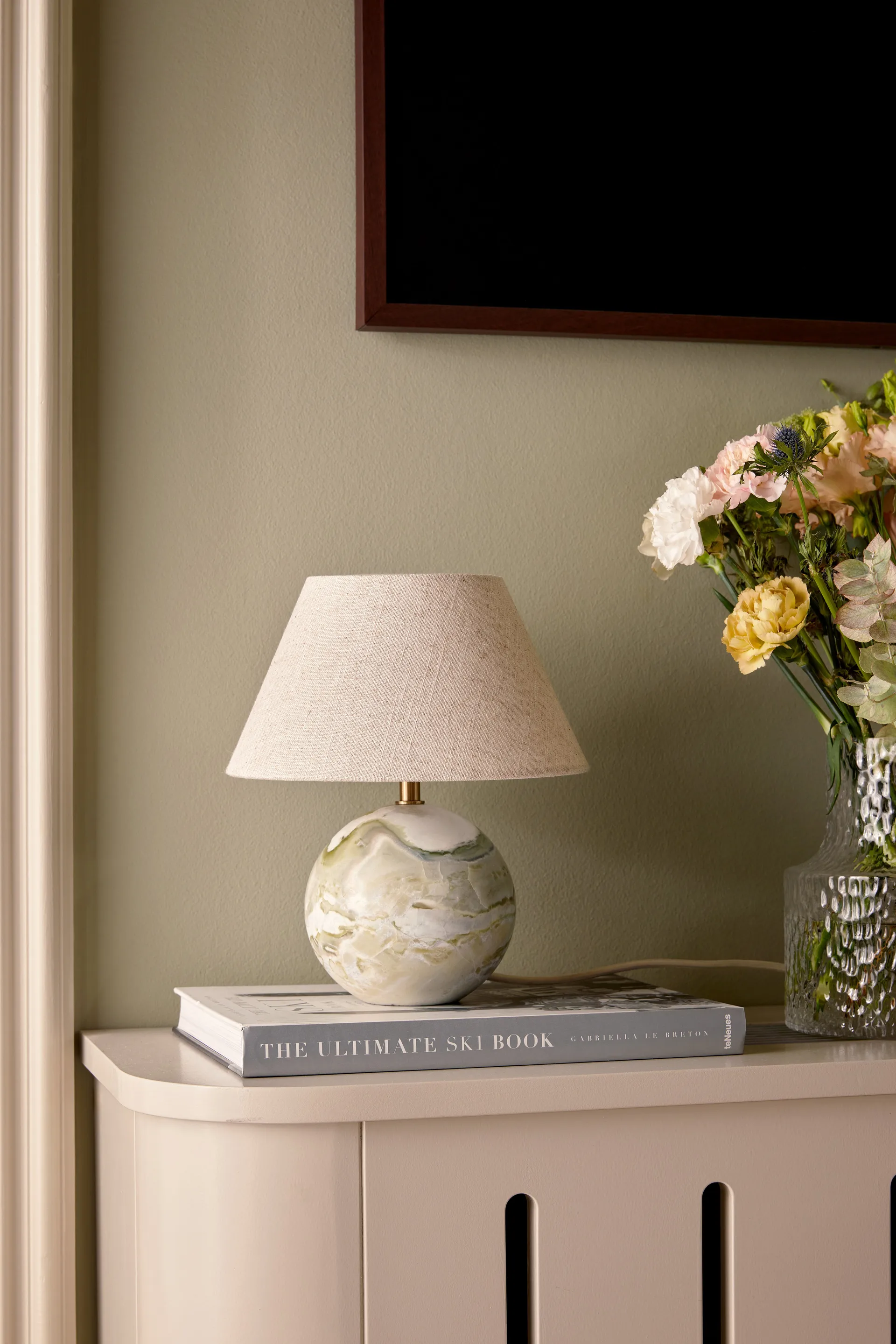 Lampe de table Castello 24, Vert Globen Lighting