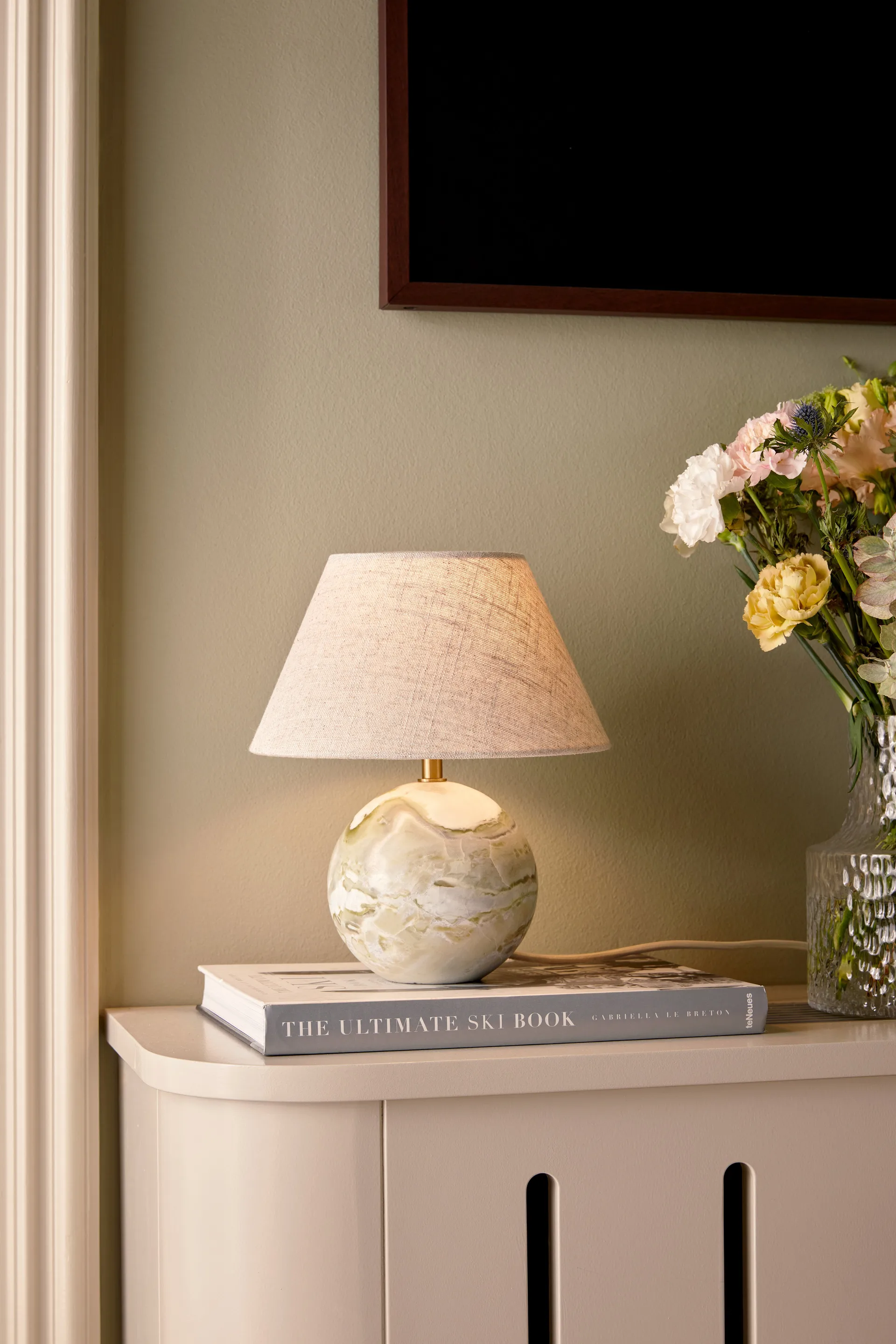 Lampe de table Castello 24, Vert Globen Lighting