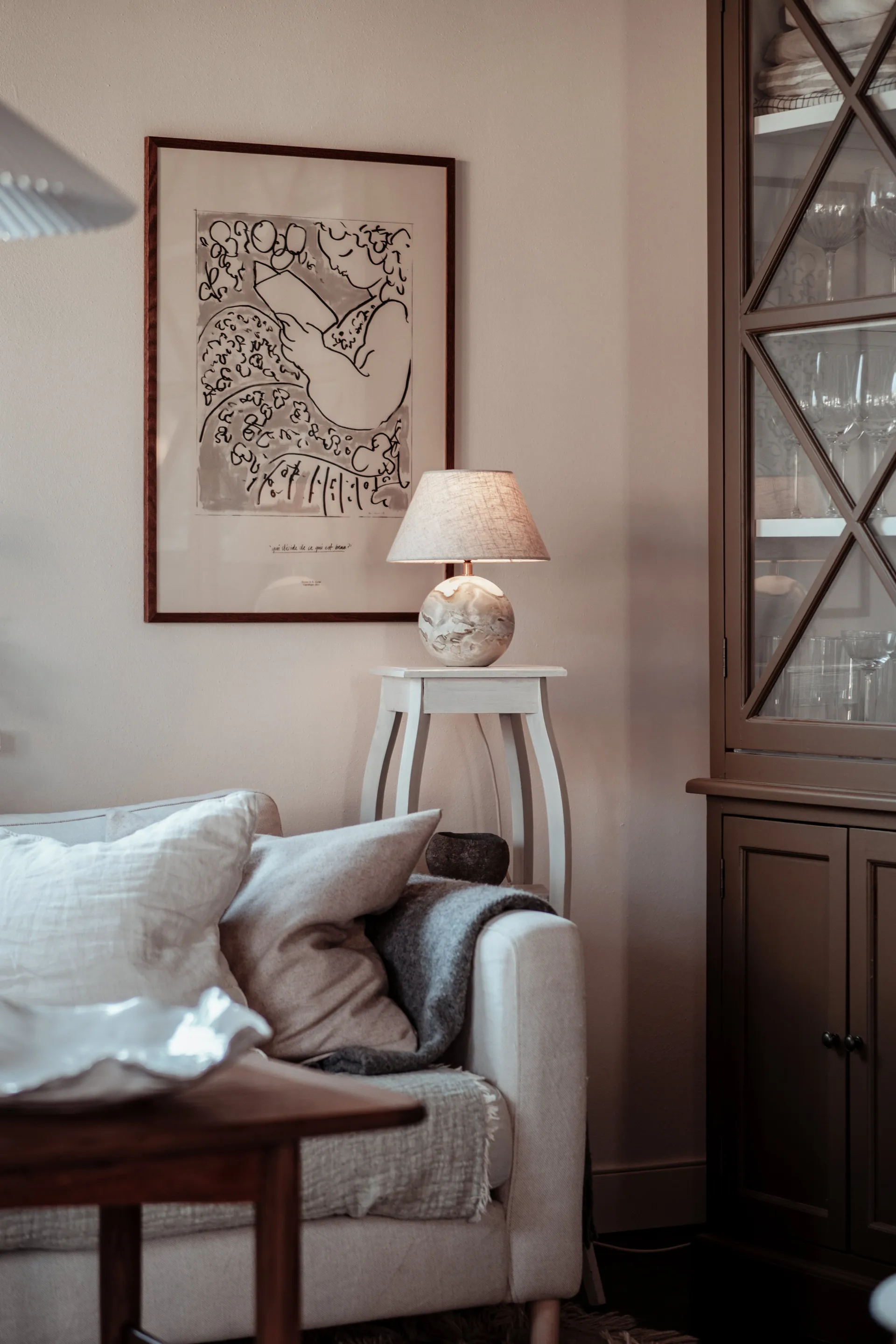 Lampe de table Castello 24, Vert Globen Lighting