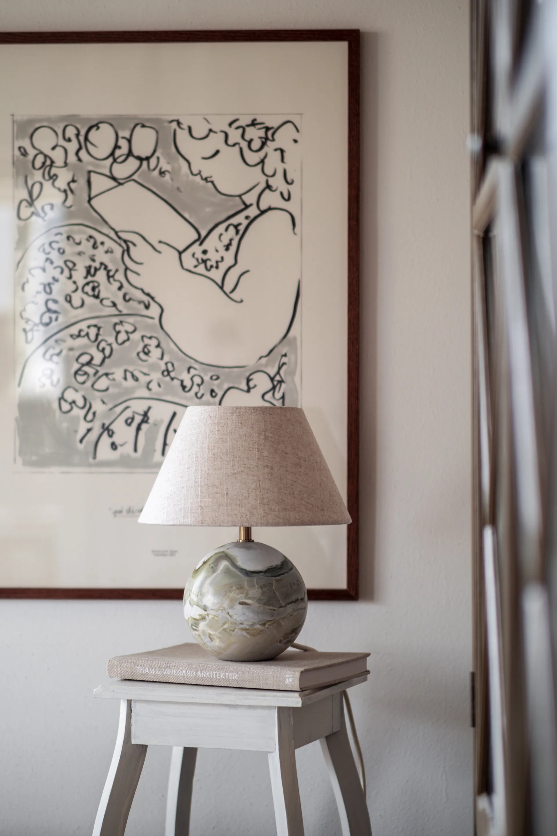 Lampe de table Castello 24, Vert Globen Lighting