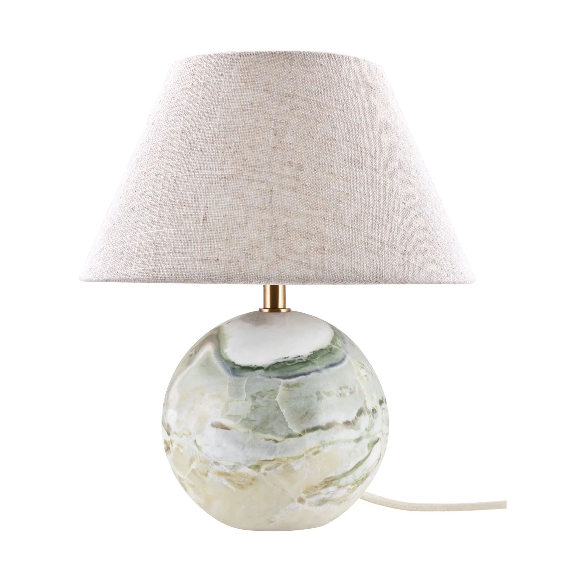 Lampe de table Castello 35, Marbre vert clair Globen Lighting