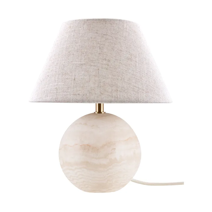 Lampe de table Castello 35 - Travertin beige - Globen Lighting