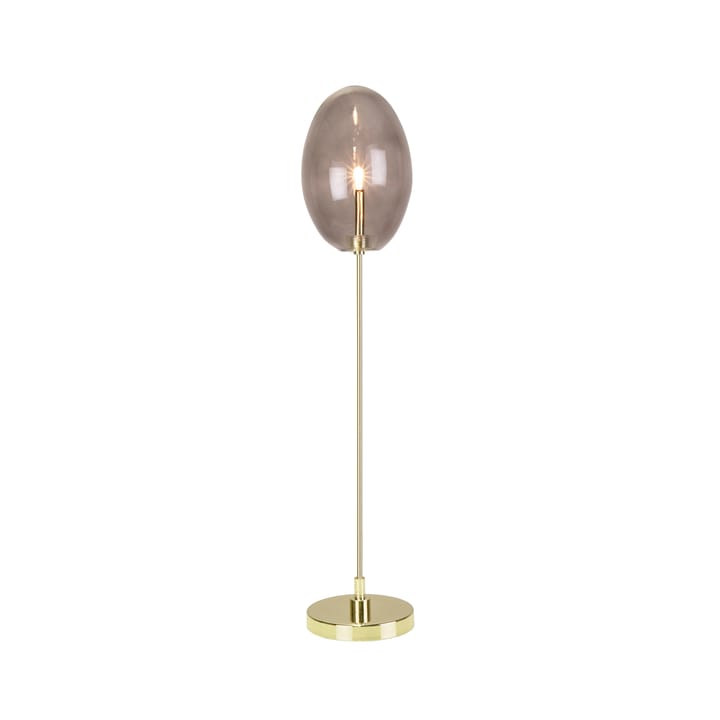 Lampe de table Drops - Laiton, verre coloré gris fumée - Globen Lighting