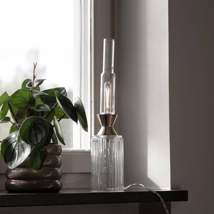 Lampe de table Ester, Transparent-Laiton Globen Lighting
