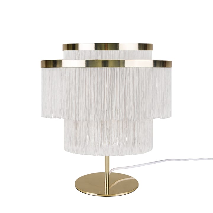 Lampe de table Frans - Blanc, Laiton - Globen Lighting