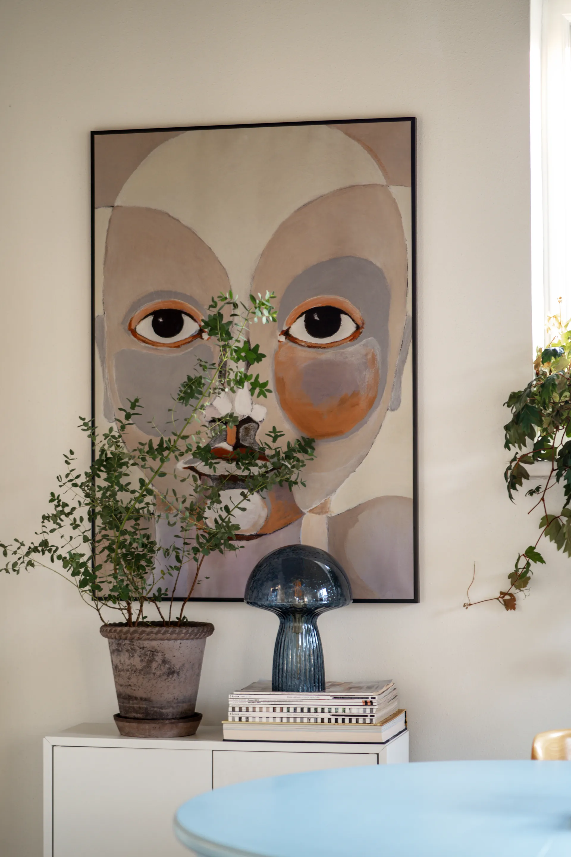 Lampe de table Fungo 22 Édition Spéciale, Bleu Globen Lighting