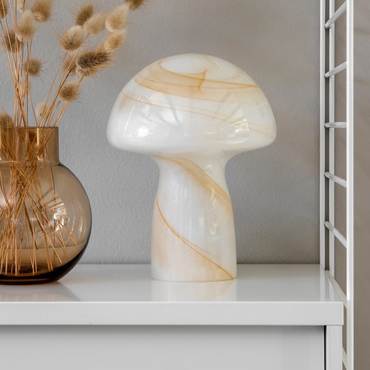 Lampe de table Fungo beige, 20 cm Globen Lighting