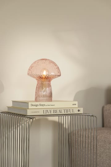 Lampe de table Fungo Special Edition rose - Ø16 cm, H :20 cm - Globen Lighting
