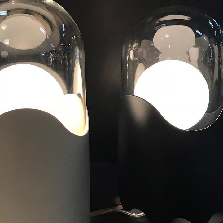 Lampe de table Ghost - beige, verre transparent - Globen Lighting
