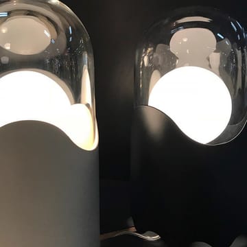 Lampe de table Ghost - vert, verre transparent - Globen Lighting