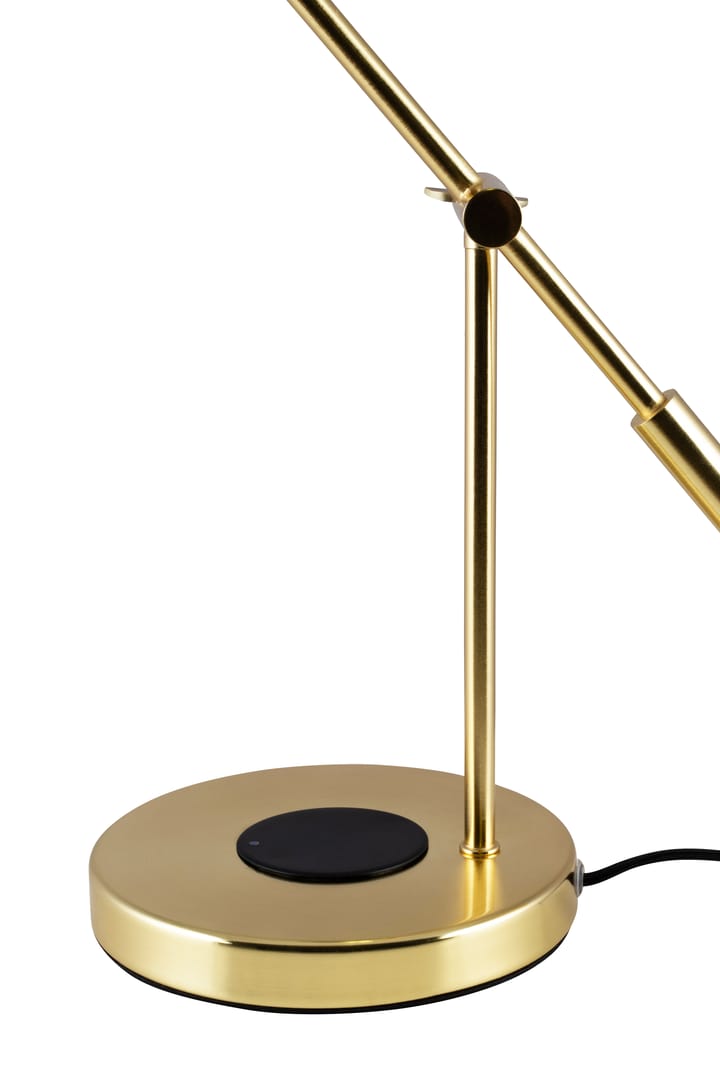 Lampe de table Hubble Read chargement sans fil, Laiton brossé Globen Lighting