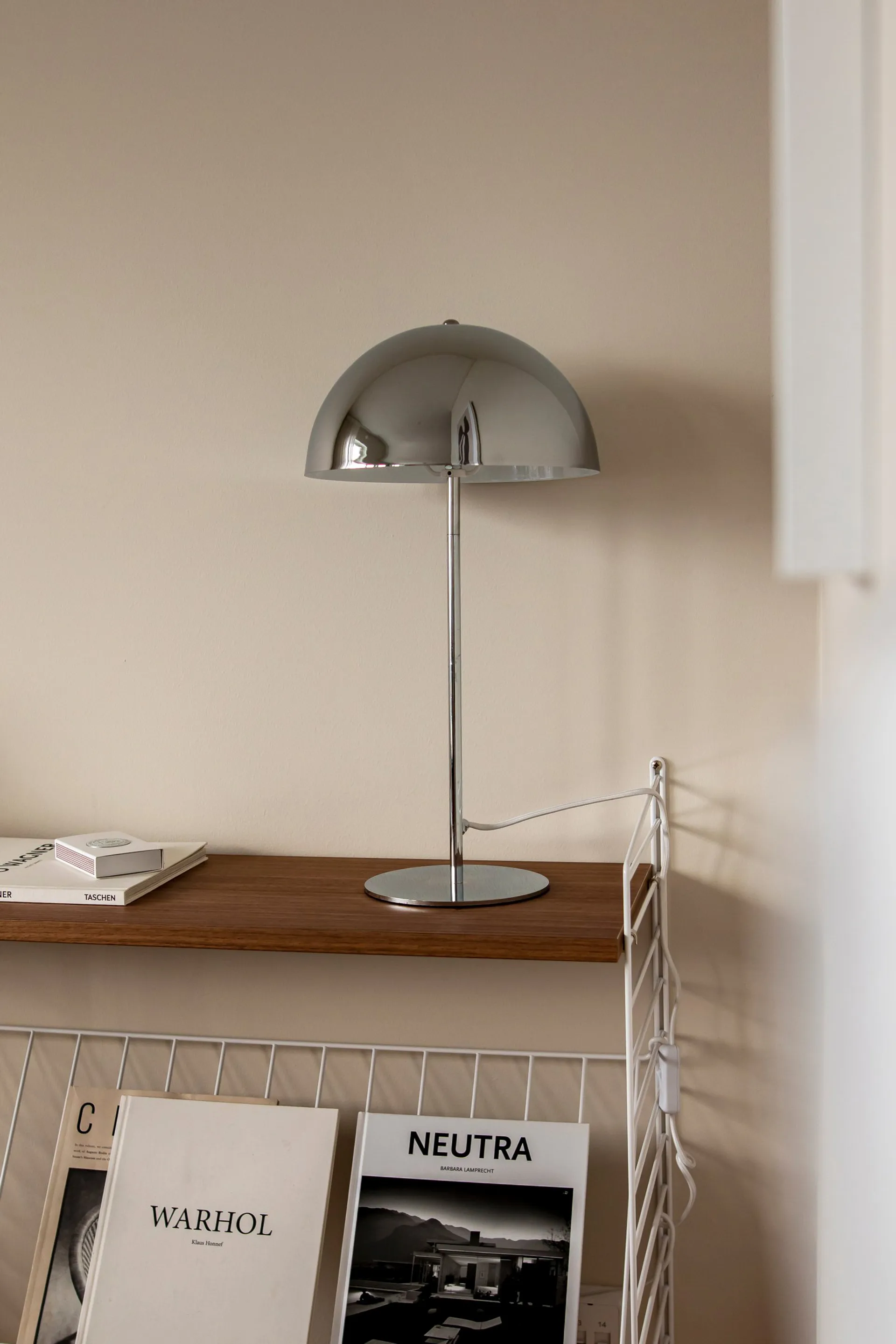 Lampe de table Icon 25 48 cm, Chrome Globen Lighting