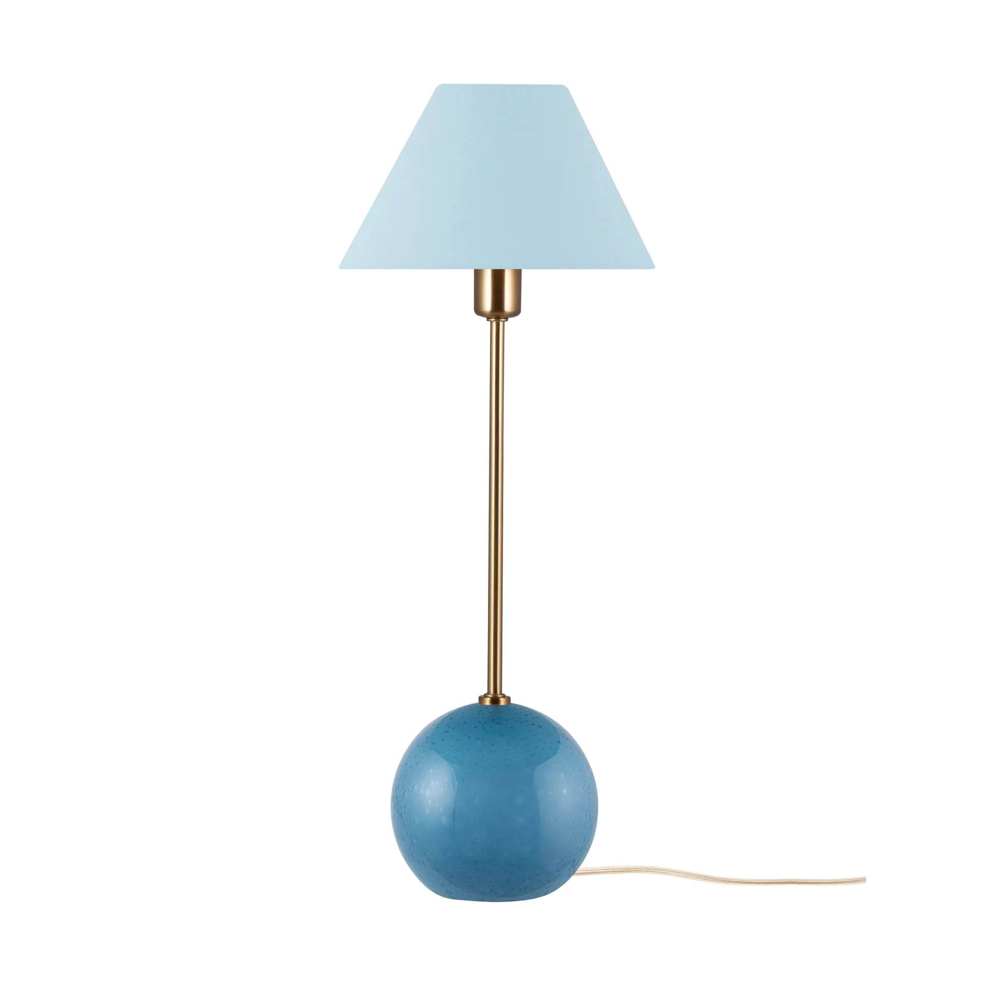 Lampe de table Iris 20, Bleu canard Globen Lighting