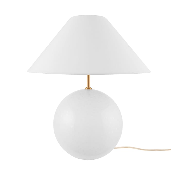 Lampe de table Iris 35 39 cm - Blanc - Globen Lighting