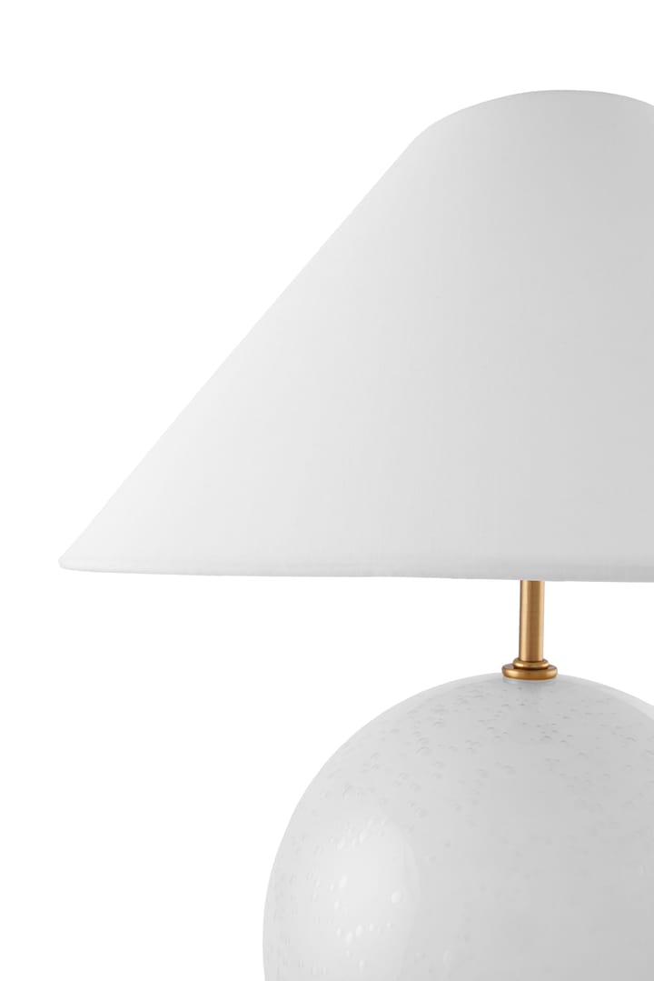 Lampe de table Iris 35 39 cm - Blanc - Globen Lighting