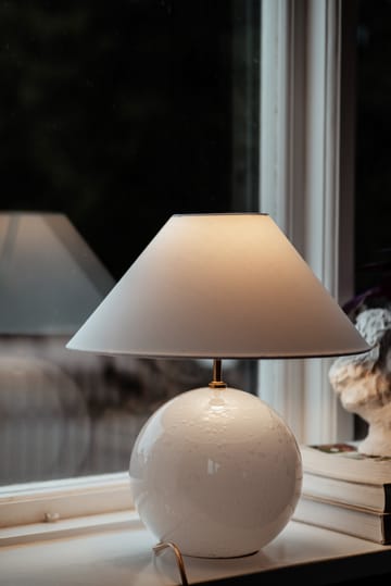 Lampe de table Iris 35 39 cm - Blanc - Globen Lighting