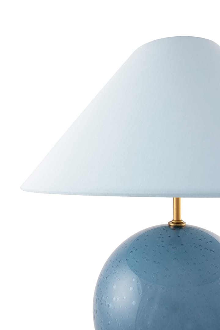 Lampe de table Iris 35 39 cm - Bleu pigeon - Globen Lighting