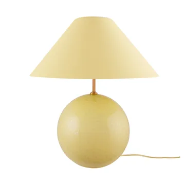 Lampe de table Iris 35 39 cm - Butter yellow - Globen Lighting