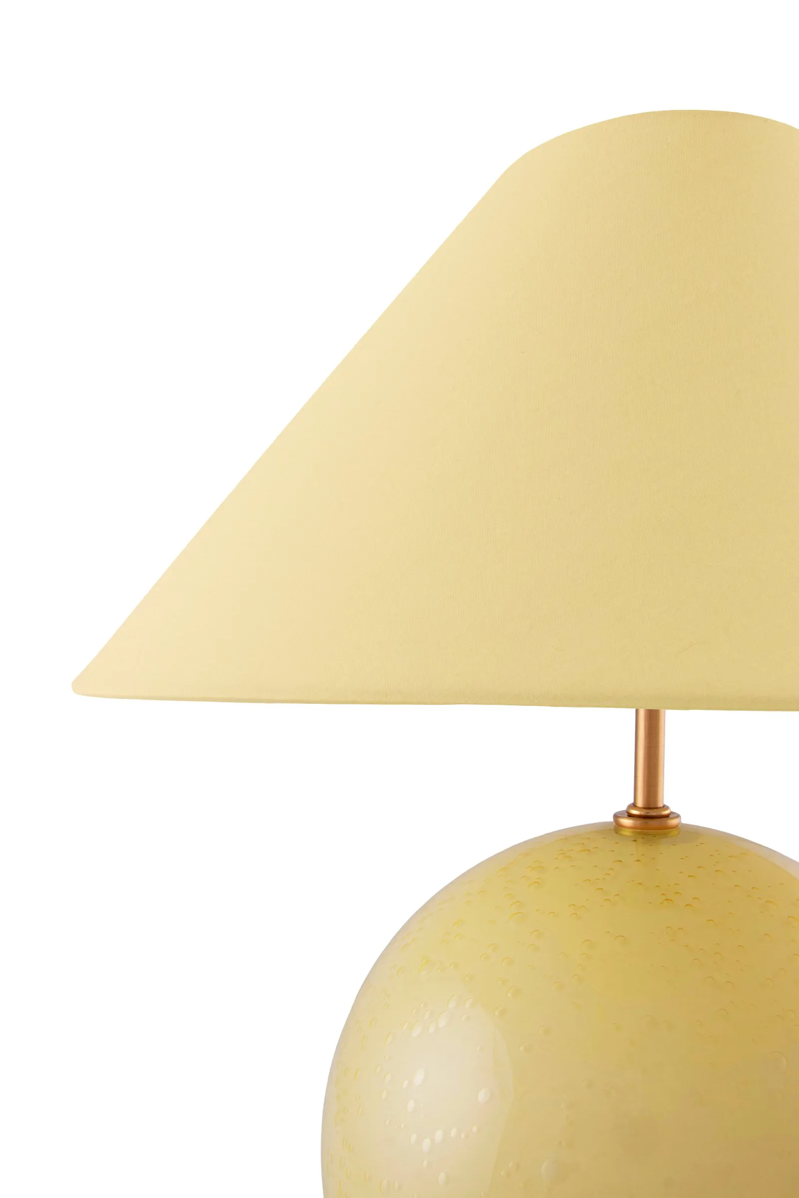 Lampe de table Iris 35 39 cm, Butter yellow Globen Lighting